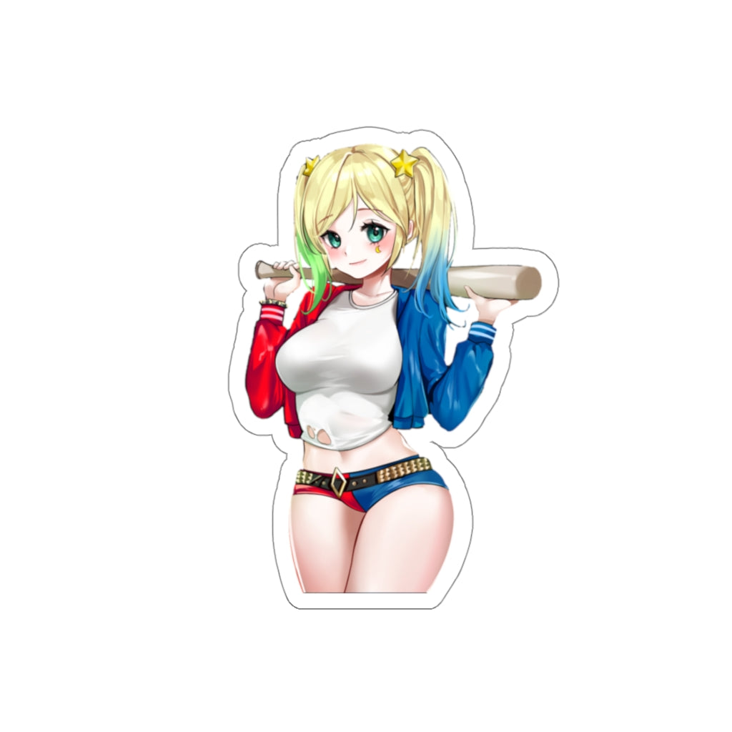 Kawaii Harley Quinn Waterproof Sticker - Ecchi Vinyl Decal