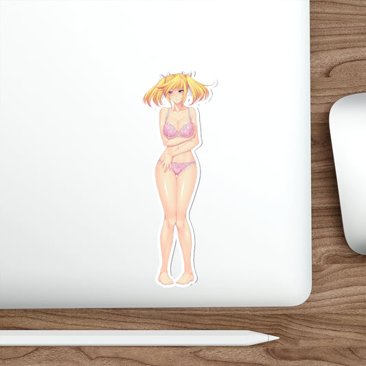 Taimanin Shinganji Kurenai Sexy Lingerie Ecchi Vinyl Decal Waterproof Sticker - Ecchi Vinyl Decal