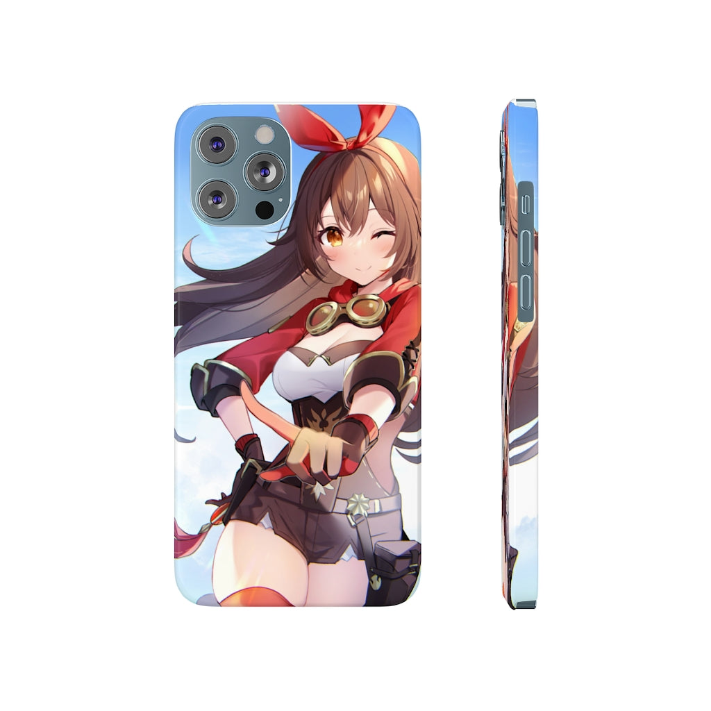 Genshin Impact Phone Case - iPhone 13 Case - iPhone 12 Case - Amber Phone Case