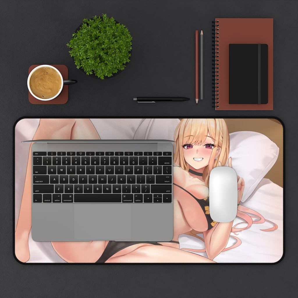 Big Tits Marin Bikini Sexy Cosplay Doll Desk Mat - Lewd Mousepad - Anime Girl Playmat