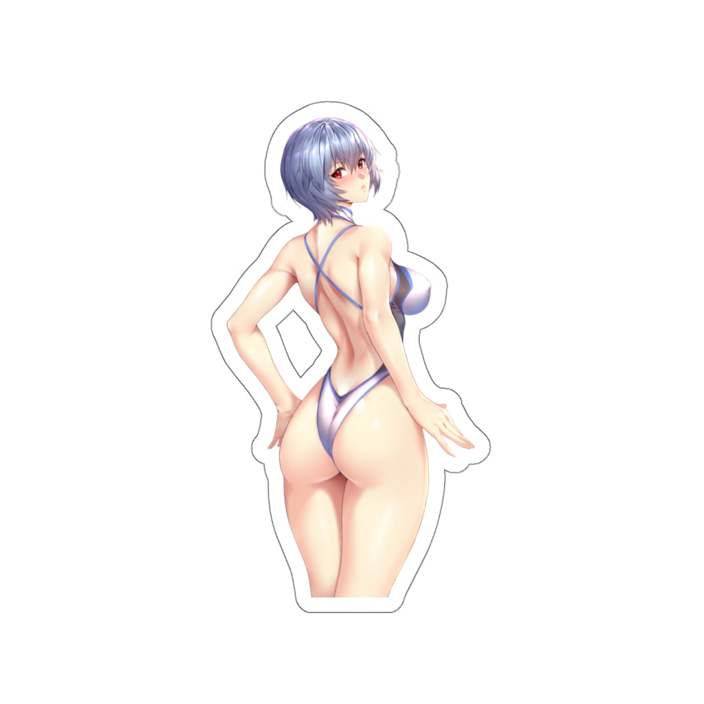 Evangelion Sticker - Rei Swimsuit Waterproof Sticker Ecchi - Anime Car Decal