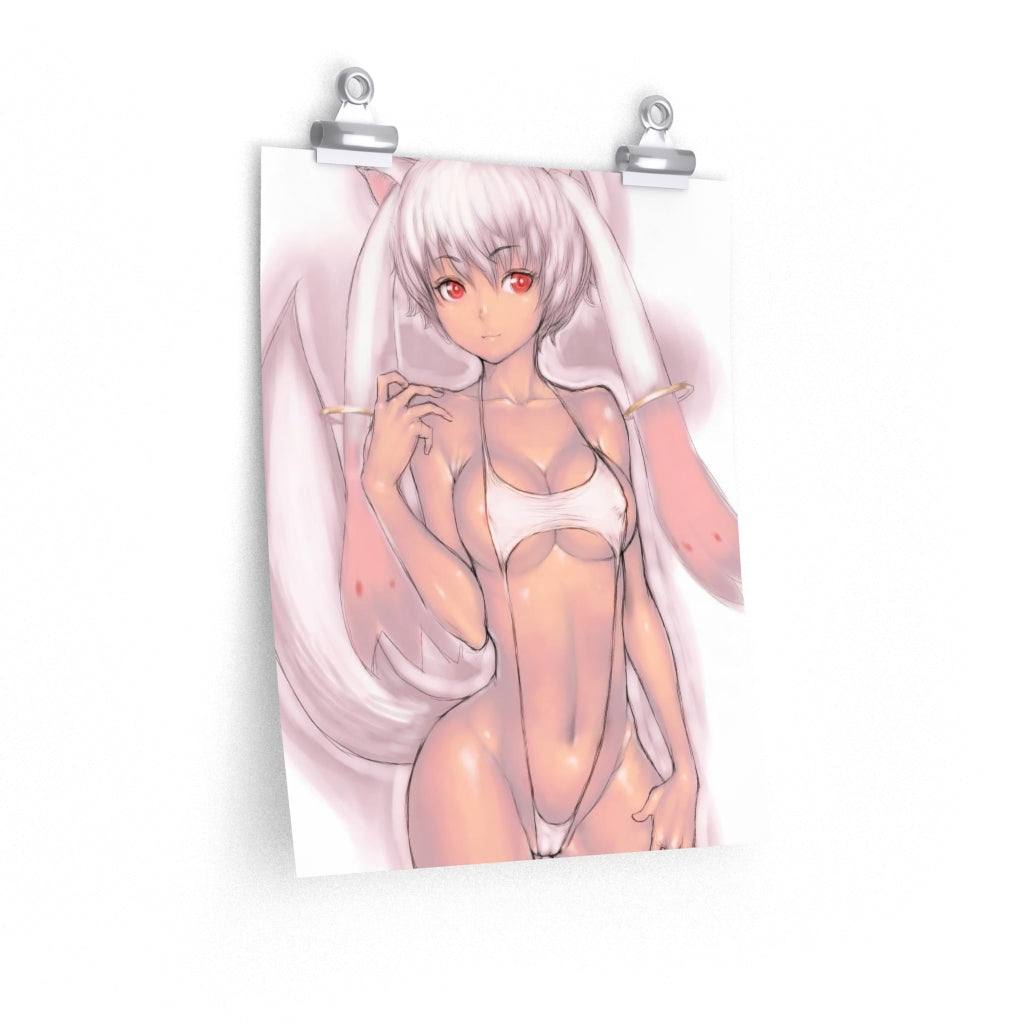 Kyubey Mahou Shoujo Madoka Magica Poster - Lewd Premium Matte Vertical Poster - Adult Wall Art