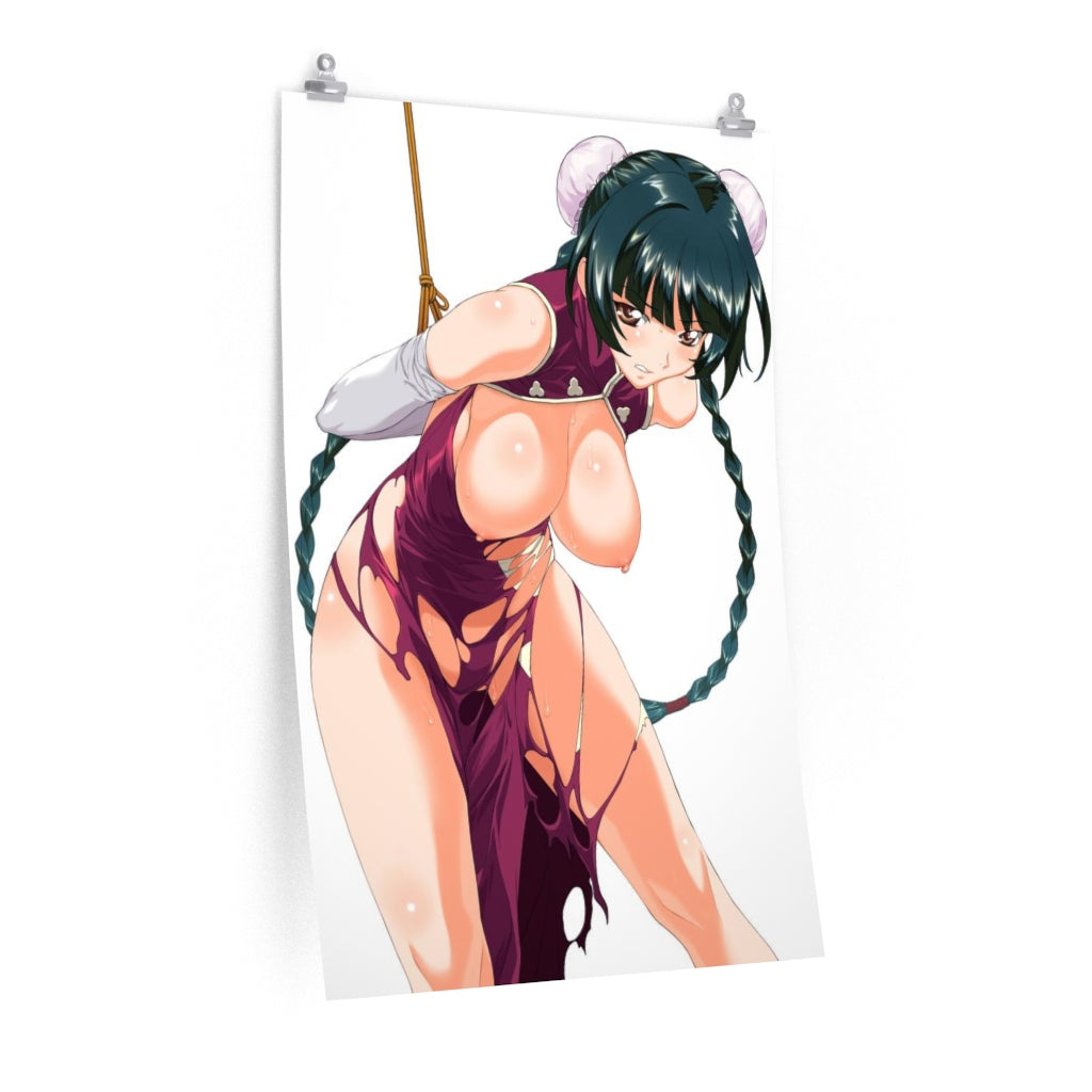 Bondage Wang Liu Mei Nude Tits Gundam 00 Poster - Lewd Premium Matte Vertical Poster - Adult Wall Art