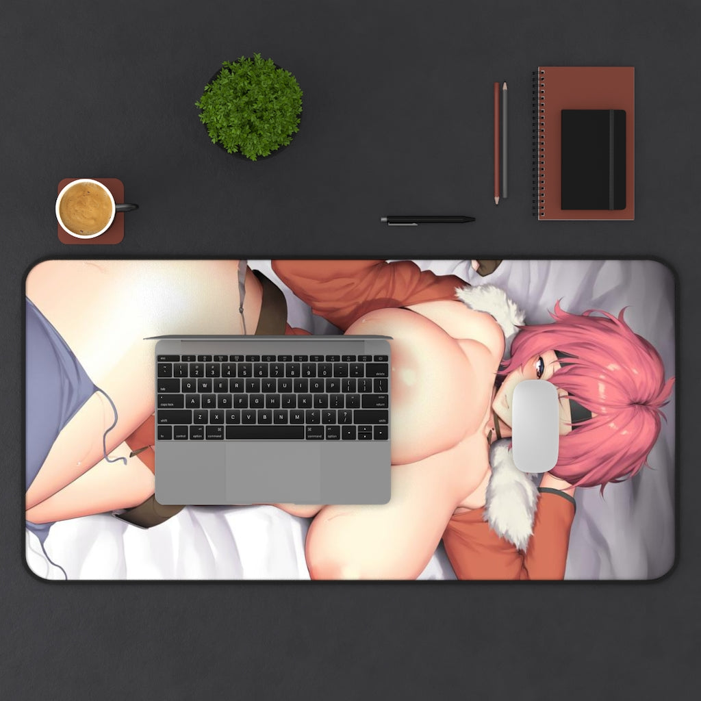 Nude Tits Maia Kuroinu Kedakaki Seijo Wa Hakudaku Ni Somaru Desk Mat - Non Slip Mousepad