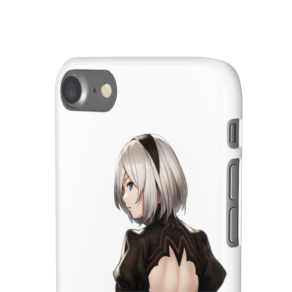 2B Anime Phone Case - Nier Automata Kawaii Aesthetic Snap Case