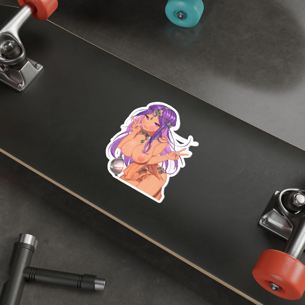 Dragon Quest 4 Big Boobs Maya Waterproof Sticker - Ecchi Vinyl Decal