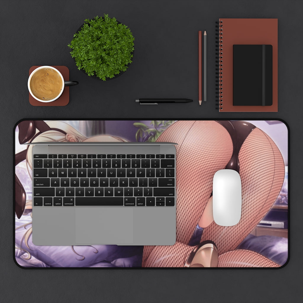 Celia Kumani Entory Walkure Romanze Bunny Girl Ass Desk Mat - Non Slip Mousepad