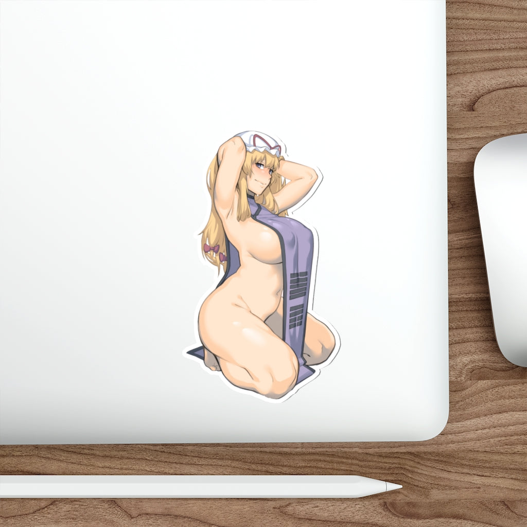 Sexy Yukari Yakumo Touhou Waterproof Sticker - Ecchi Vinyl Decal