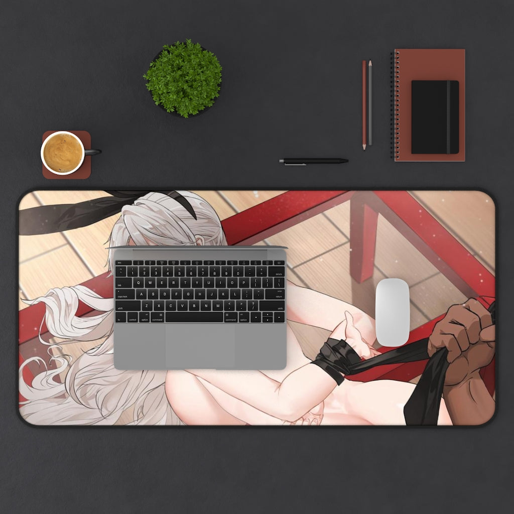 Tied Prinz Heinrich Azur Lane Desk Mat - Non Slip Mousepad