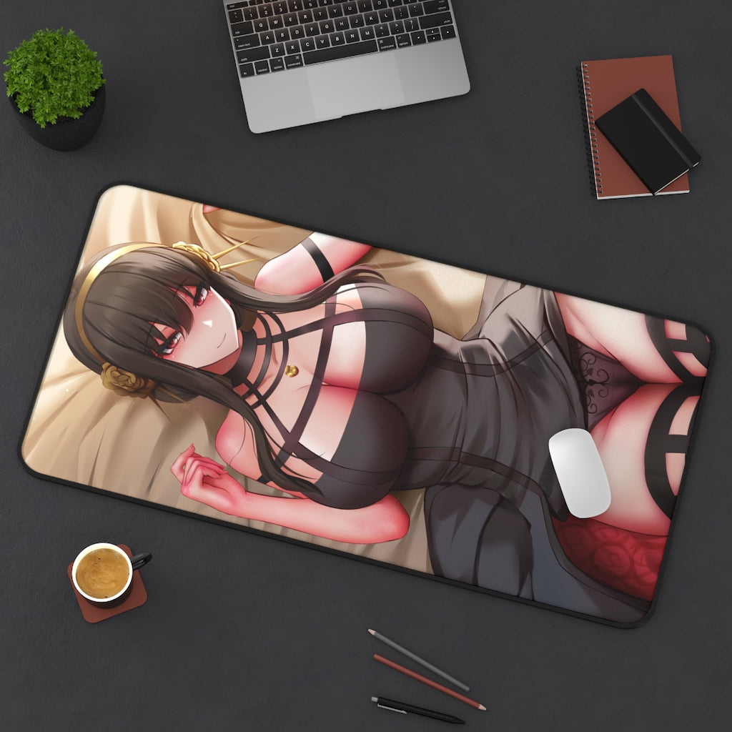 Spy x Family Yor Forger Waifu Desk Mat - Non Slip Mousepad - Sexy Girl Playmat