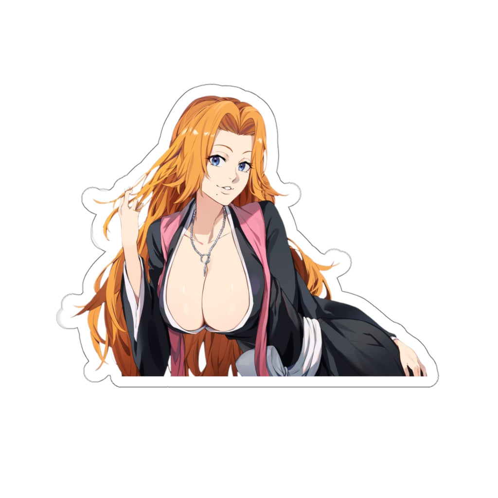 Busty Matsumoto Rangiku Bleach Waterproof Sticker - Ecchi Vinyl Decal