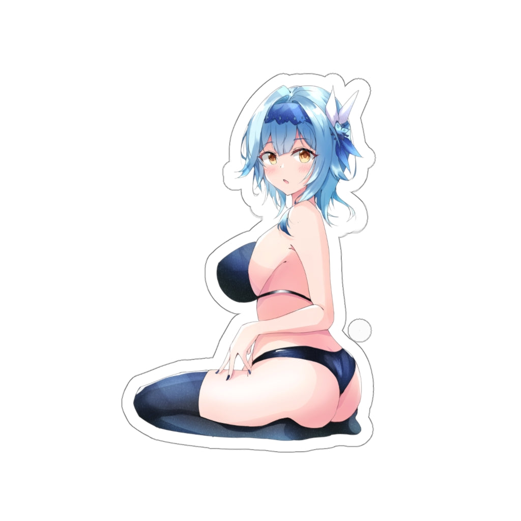 Sexy Bikini Eula Genshin Impact Waterproof Sticker - Ecchi Vinyl Decal