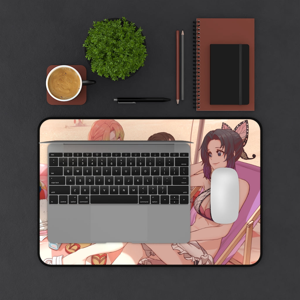 Demon Slayer Bikini Waifus Desk Mat - Sexy Anime Girls Mousepad - Gaming Playmat