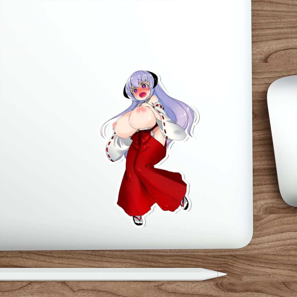 Topless Hanyuu Higurashi When They Cry Waterproof Sticker - Ecchi Vinyl Decal