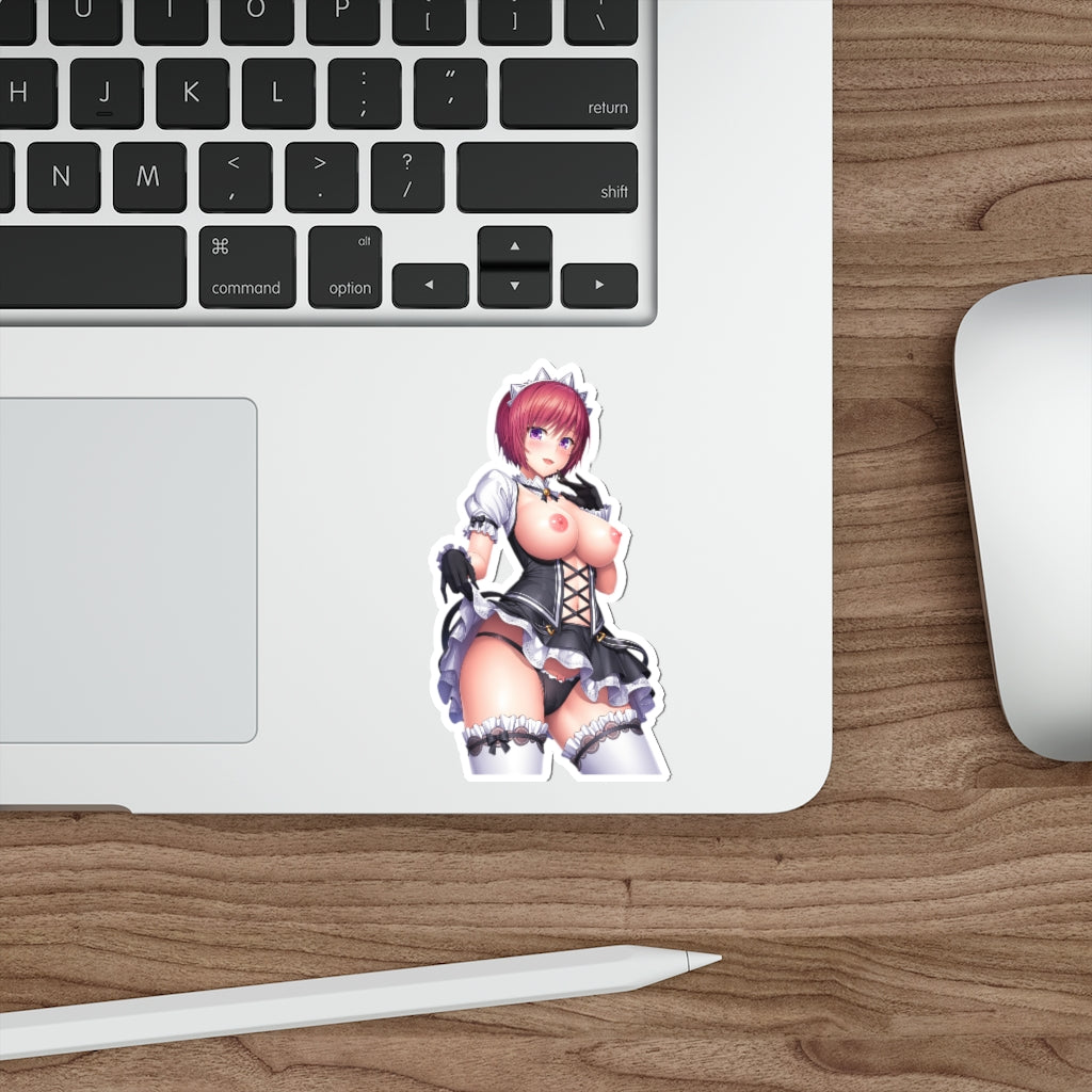 Topless Maid Nel Zelpher Star Ocean Waterproof Sticker - Ecchi Vinyl Decal