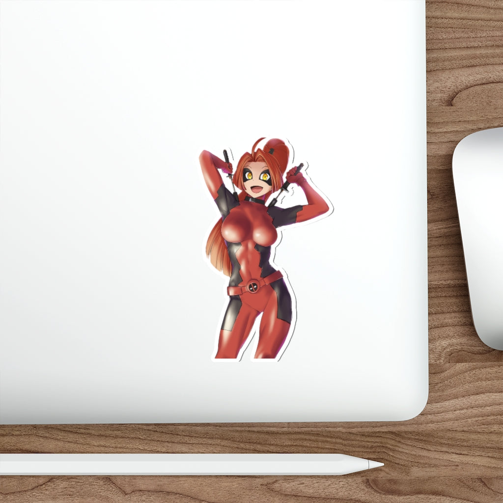 Deadpool Gender Swap Waterproof Sticker - Ecchi Vinyl Decal