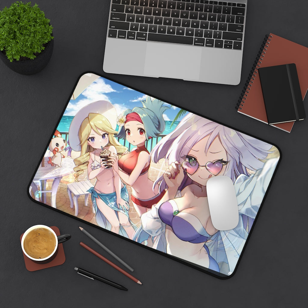 Pokemon Sexy Mousepad - Bikini Trainers Desk Mat - Ecchi Mouse Pad