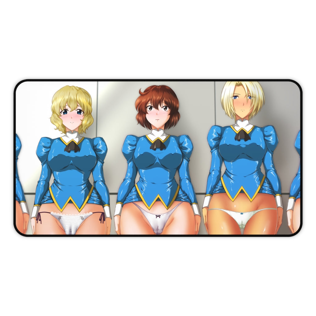 Agent Aika Sexy Panties Desk Mat - Non Slip Mousepad