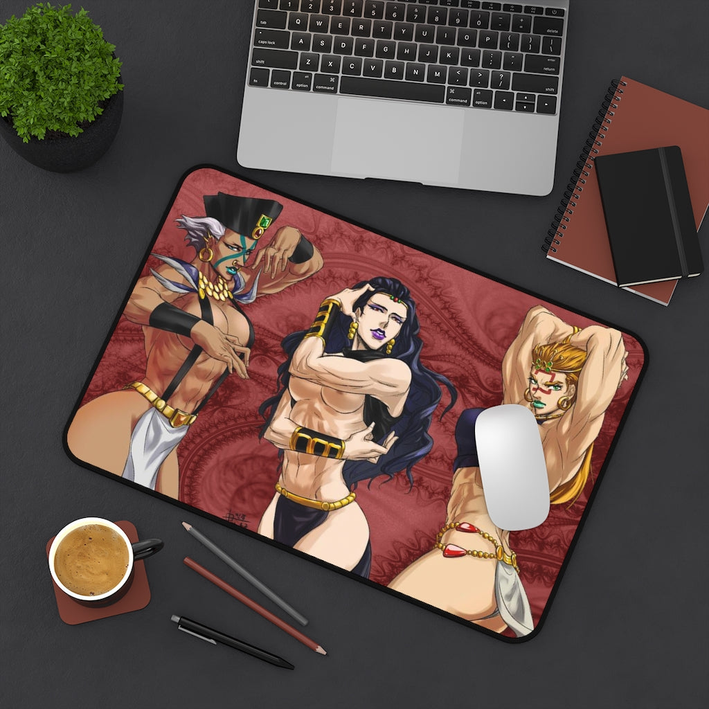 JoJo's Bizarre Adventure Anime Mousepad - Gender Swap - Large Desk Mat - Ecchi Mouse Pad - MTG Playmat