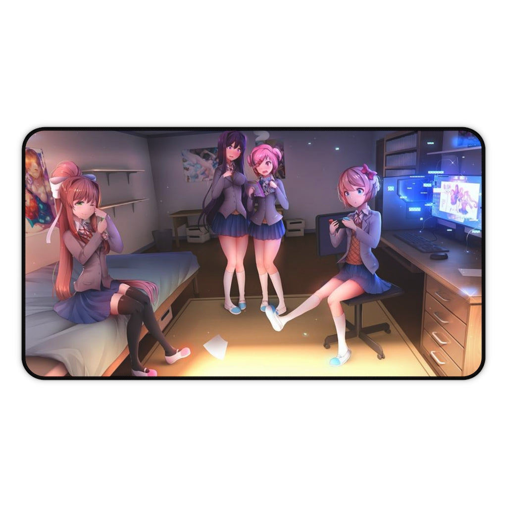 Doki Doki Literature Club Mousepad - Large Gaming Desk Mat - Kawaii Playmat