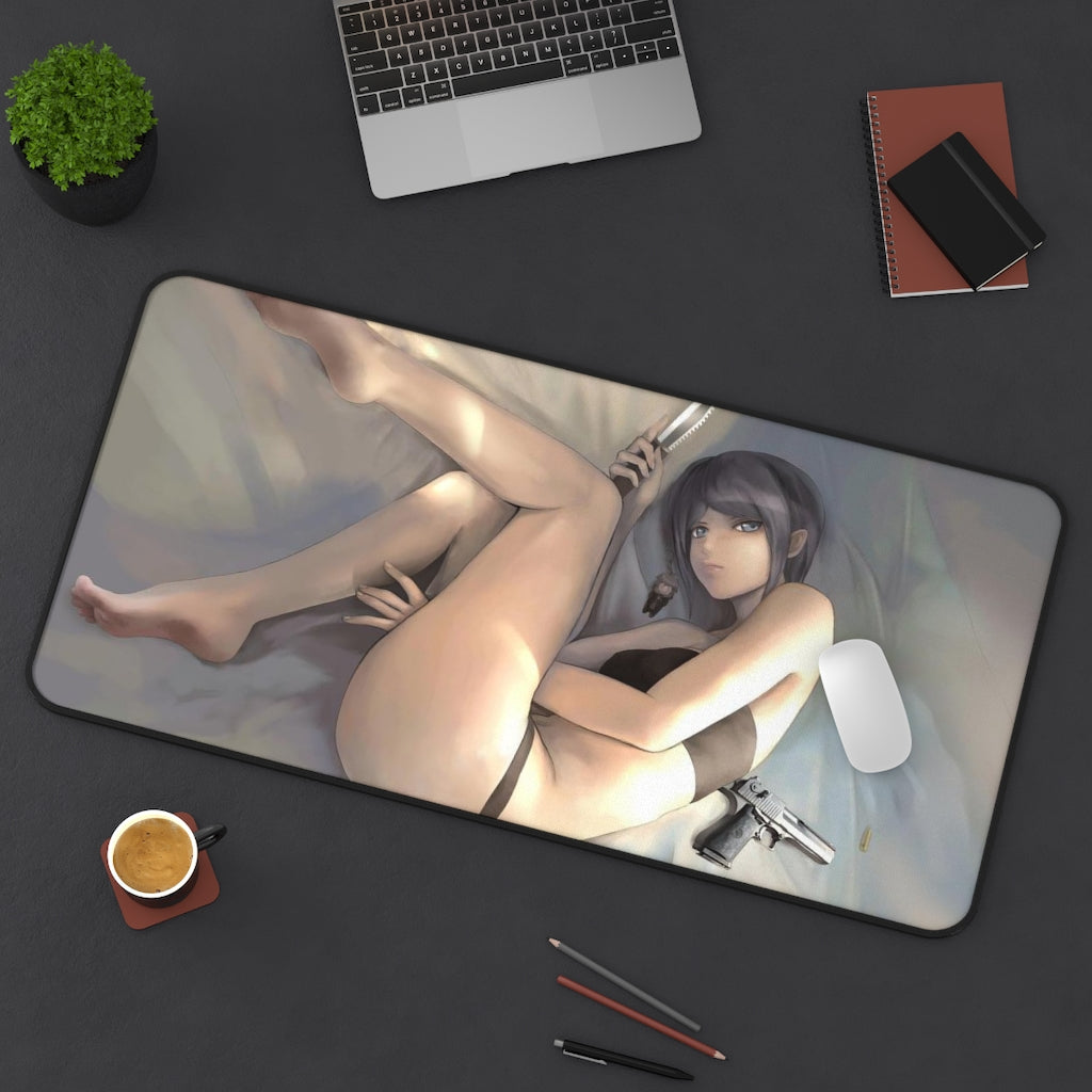 Danganronpa Sexy Mousepad - Hot and Dangerous Mukuro Ikusaba Desk Mat - Ecchi Playmat