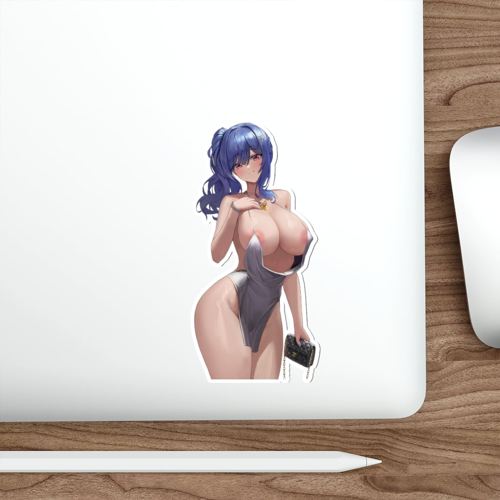 Azur Lane St Louis Sexy Cocktail Dress Ecchi Vinyl Decal Waterproof Sticker - Ecchi Vinyl Decal