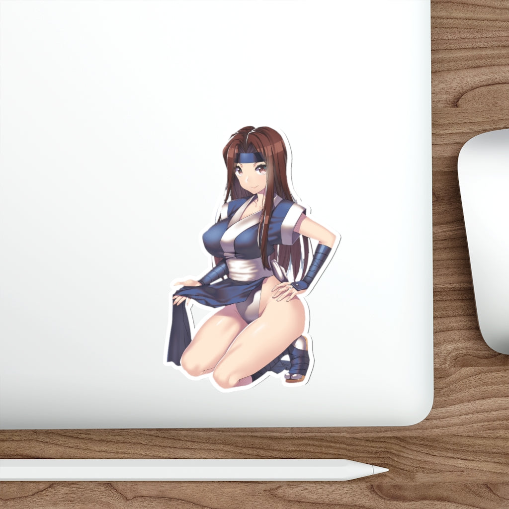 Sexy Ninja Omine Rurouni Kenshin Waterproof Sticker - Ecchi Vinyl Decal