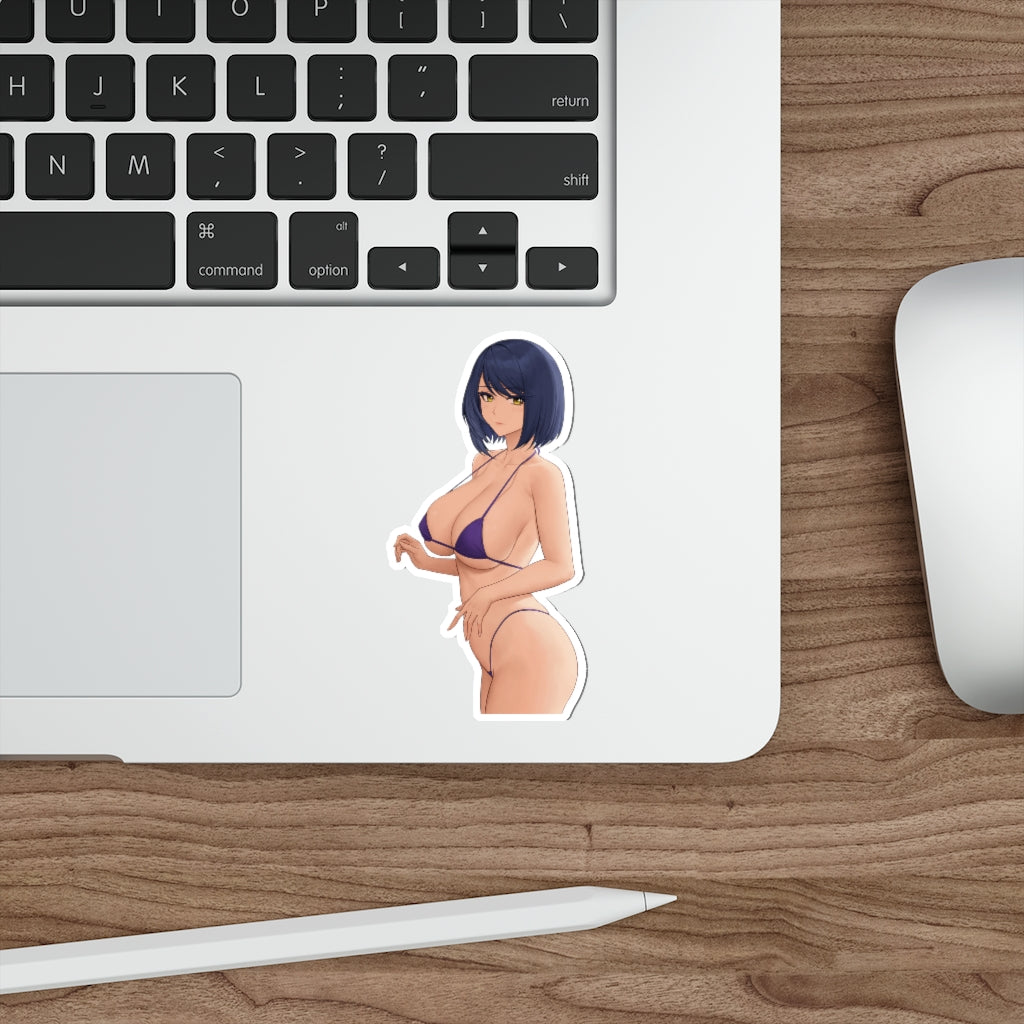 Sexy Bikini Kujou Sara Genshin Impact Waterproof Sticker - Ecchi Vinyl Decal