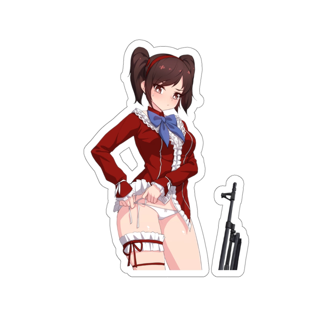 Sexy Yuri Counter Strike Waterproof Sticker - Ecchi Vinyl Decal