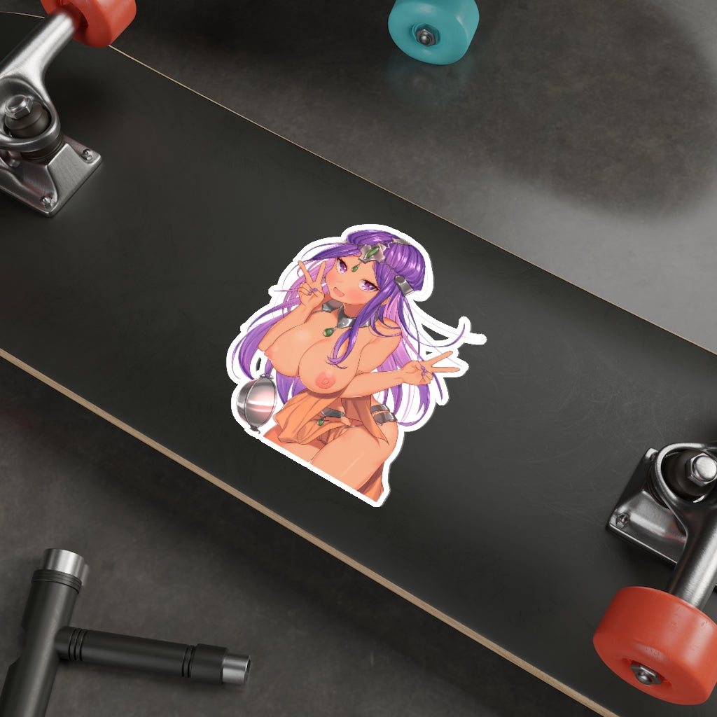 Dragon Quest 4 Big Boobs Maya Waterproof Sticker - Ecchi Vinyl Decal