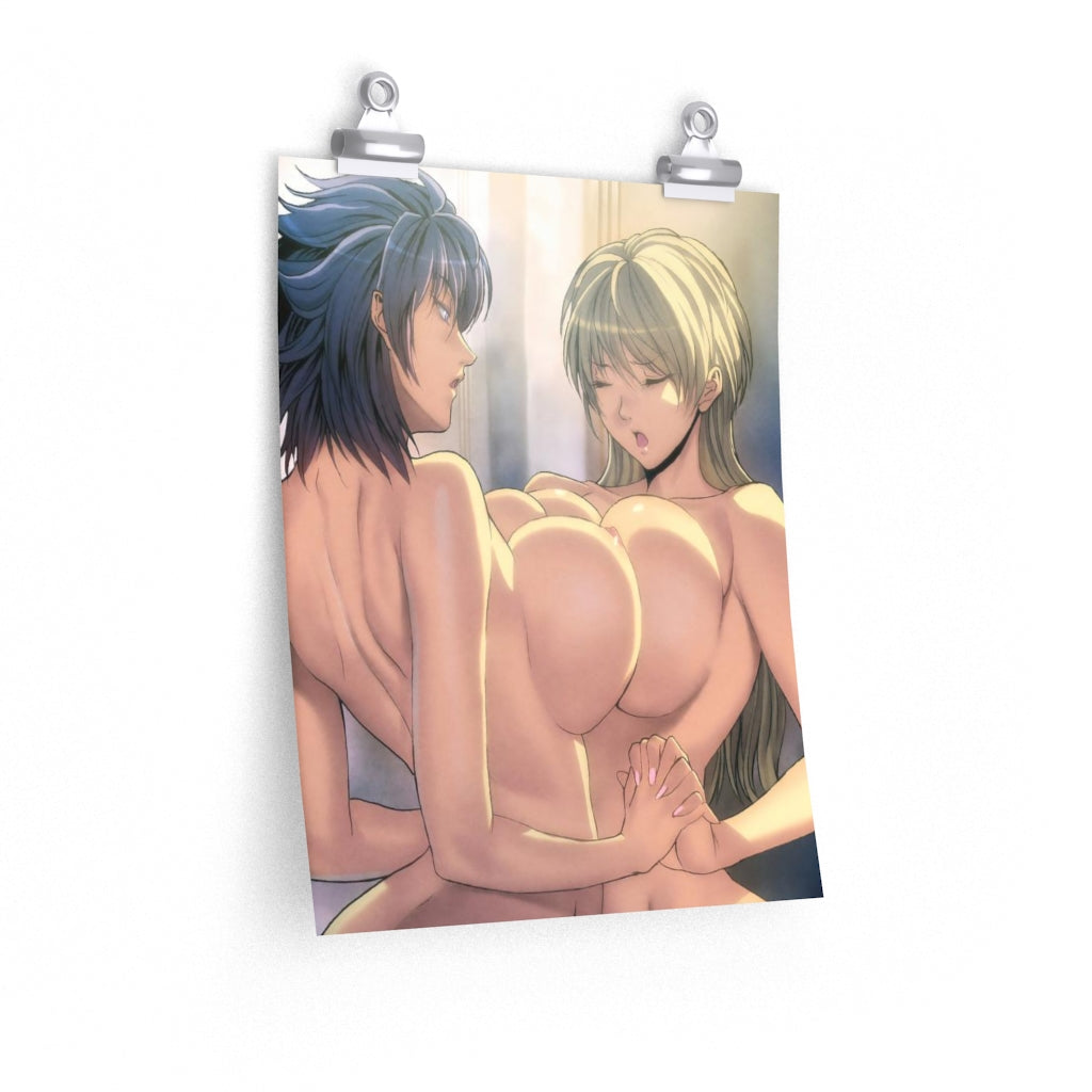 Nude Boobs Kai Harn and Sean Ari Bastard Hentai Poster - Lewd Premium Matte Vertical Poster - Adult Wall Art