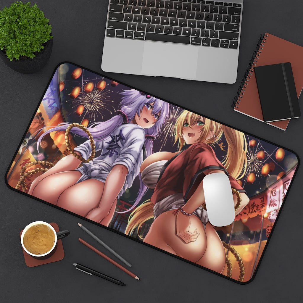 Yuzuki Yukari and Tsurumaki Maki Voiceroid Sexy Butts Mousepad - Gaming Playmat