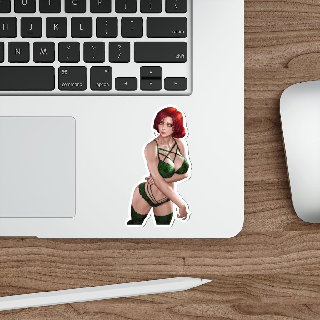 Sexy Lingerie Triss Merigold The Witcher Waterproof Sticker - Ecchi Vinyl Decal