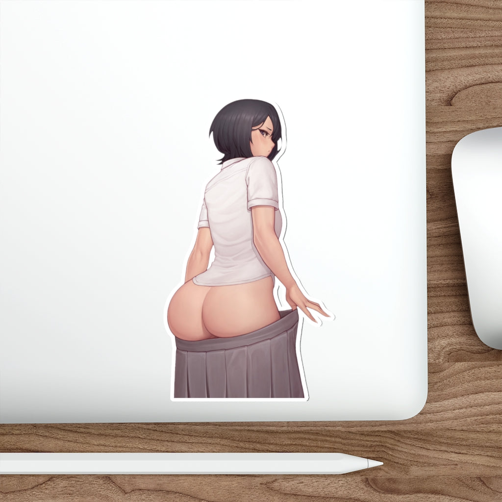 Thick Butt Seifuku Kuchiki Rukia Bleach Sexy Anime Waterproof Sticker - Ecchi Vinyl Decal