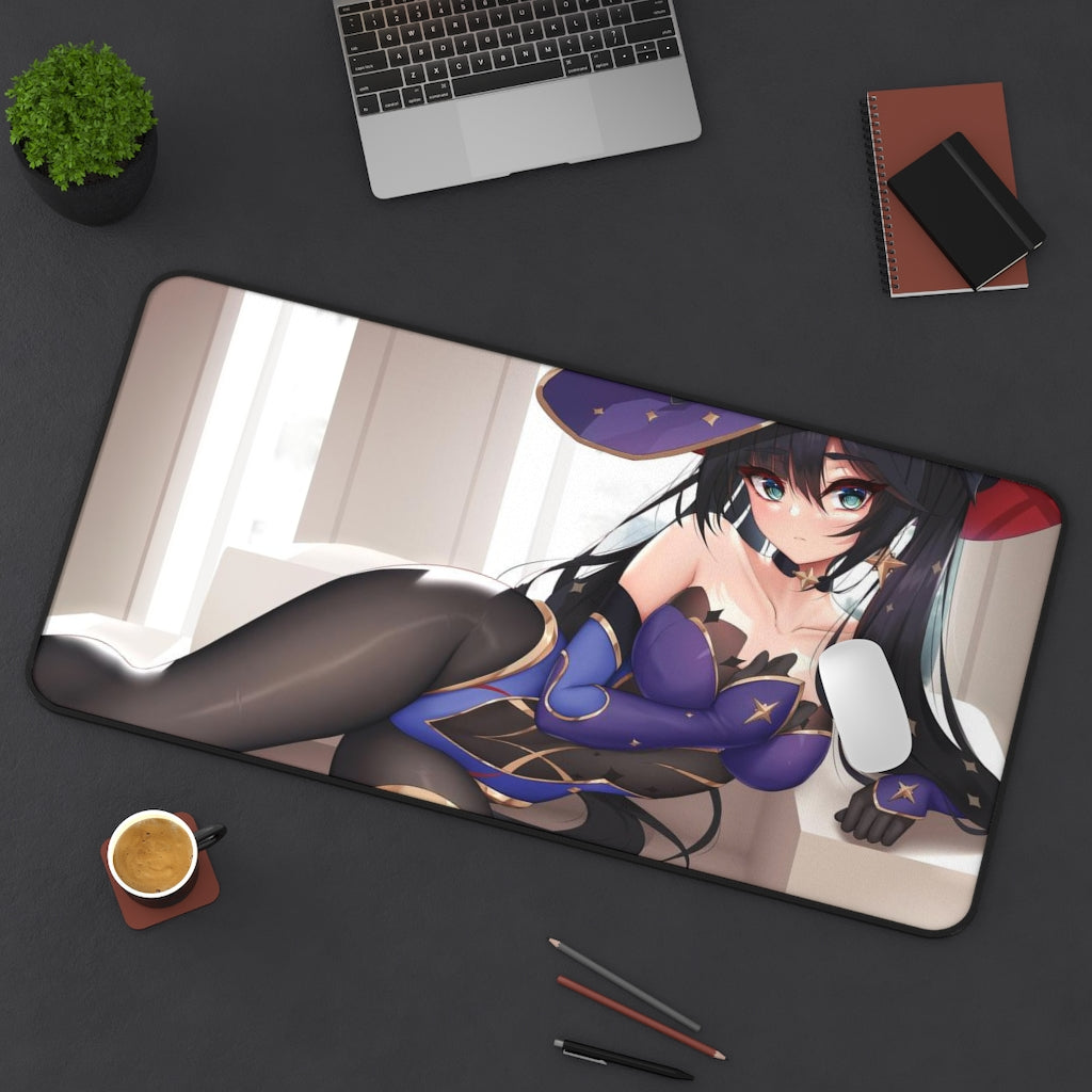 Genshin Impact Sexy Mousepad - Mona Gaming Desk Mat - Ecchi Playmat