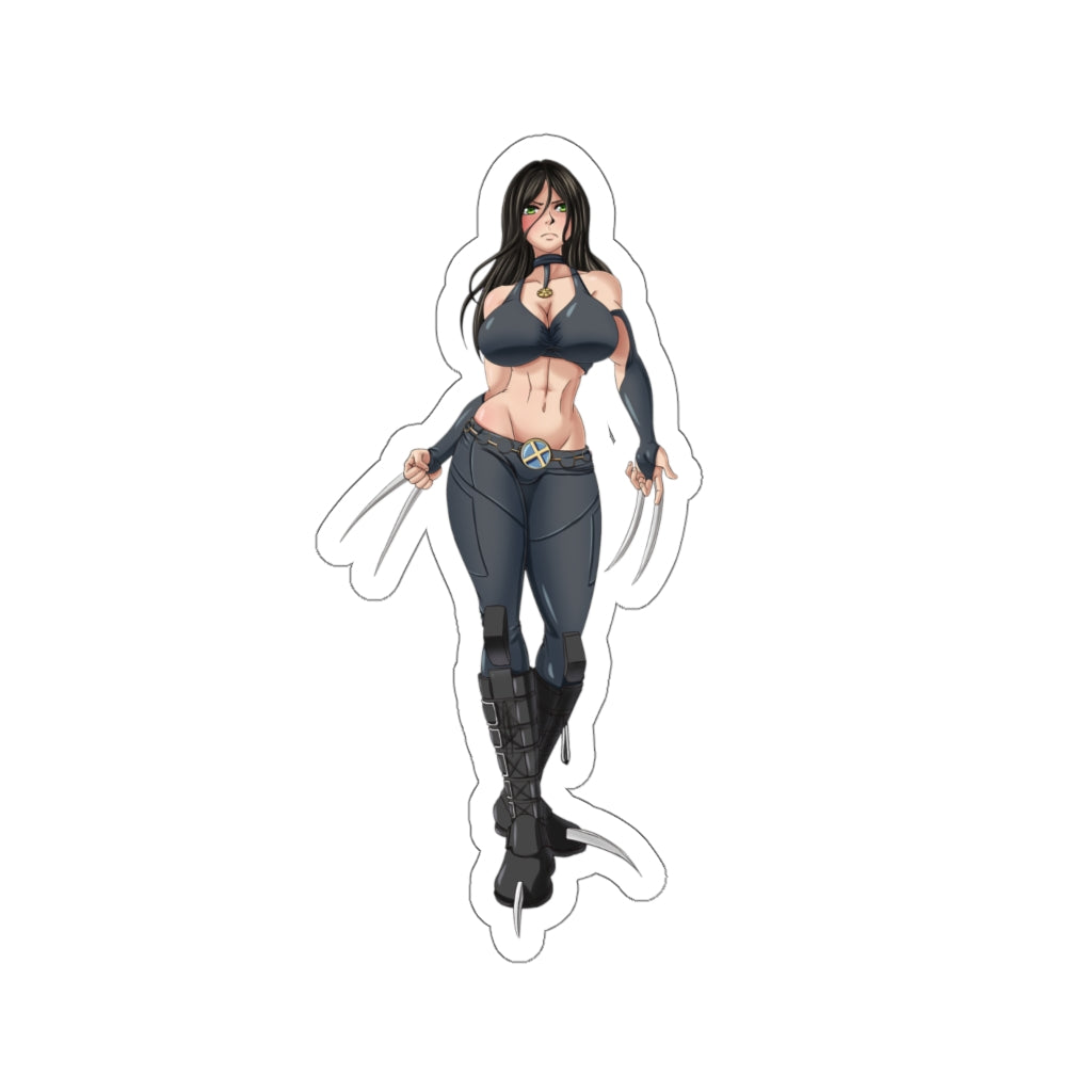 Big Boobs Laura X-23 Waterproof Sticker - Ecchi Vinyl Decal