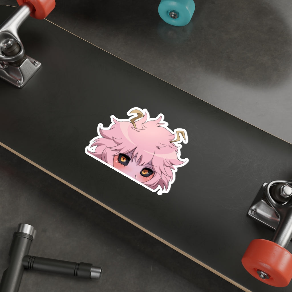 My Hero Academia Ashido Mina Peeker Sticker - Anime Peeker Car Decal