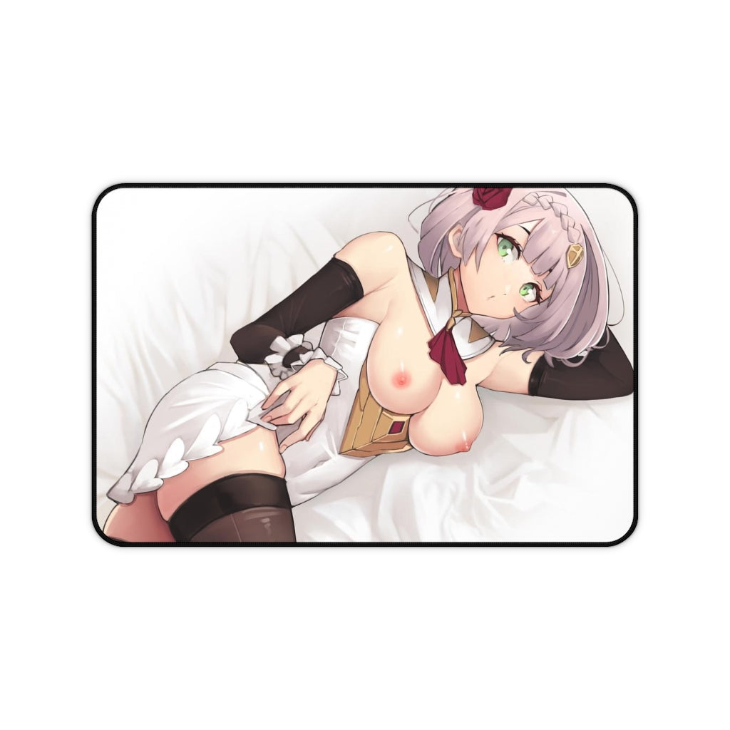 Nude Tits Noelle Genshin Impact Desk Mat - Non Slip Mousepad