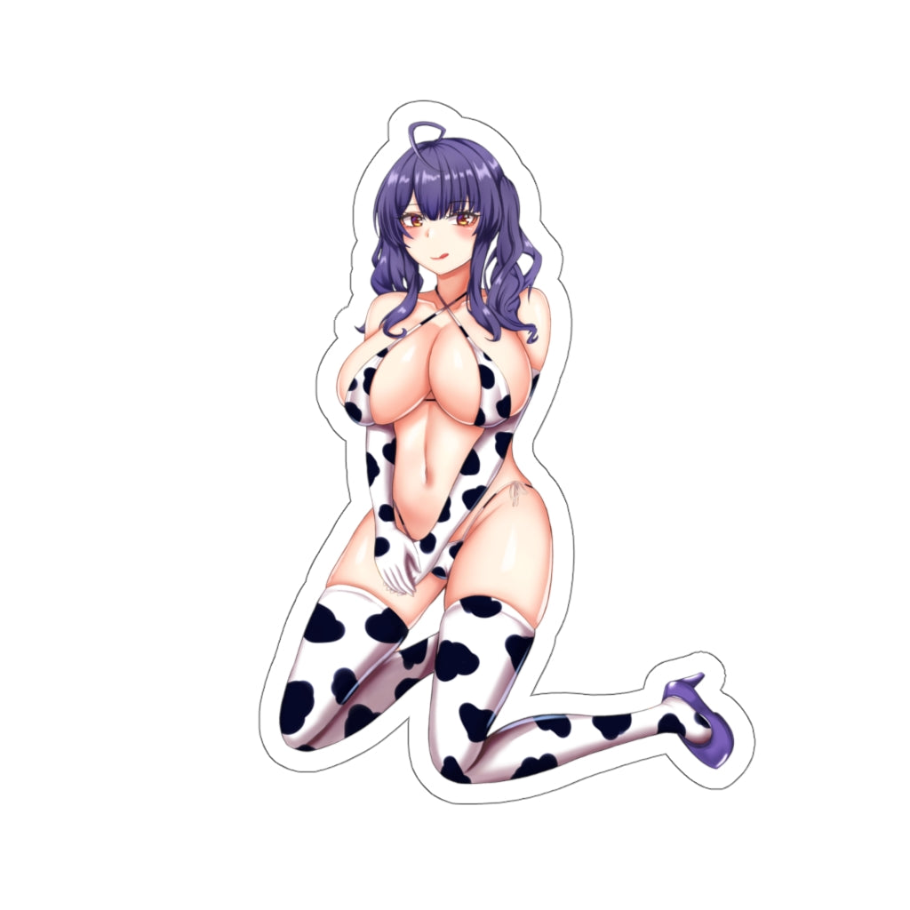 Azur Lane Pola Cow Girl Waterproof Sticker - Ecchi Vinyl Decal