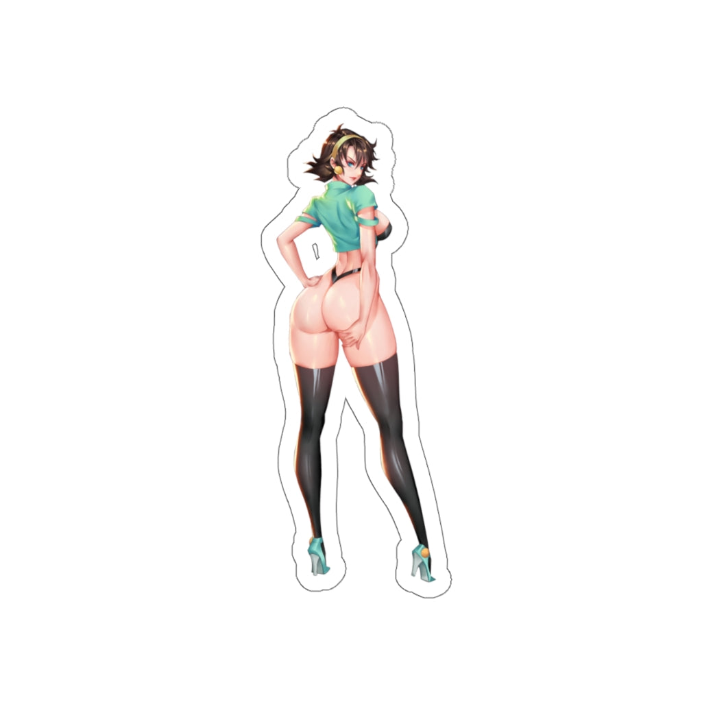 Gundam Rain Mikamura Big Butt Waterproof Sticker - Ecchi Vinyl Decal - Lewd Anime Sticker