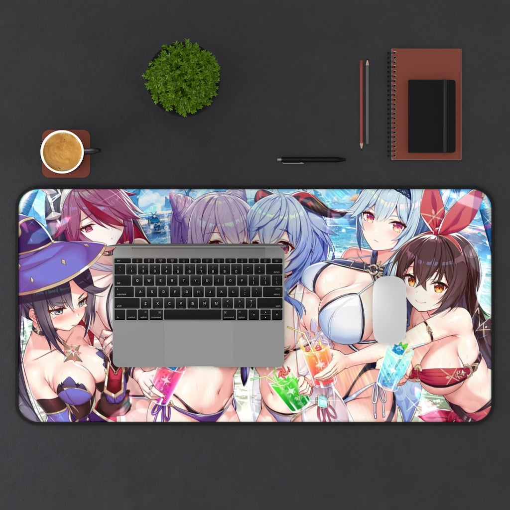 Genshin Impact Anime Mousepad Doujin - Desk Mat - Big Gaming Mouse Pad - MTG Playmat