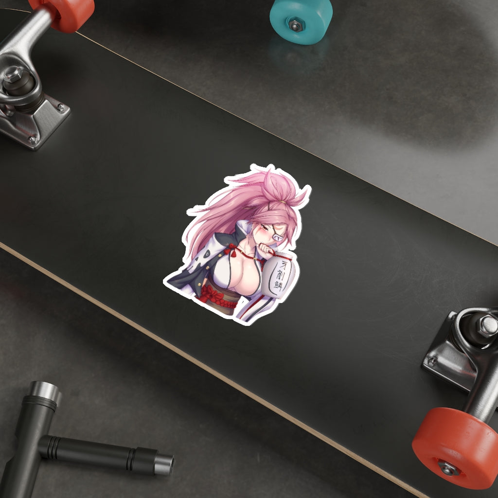 Guilty Gear Hot Baiken Sake Waterproof Sticker - Ecchi Vinyl Decal