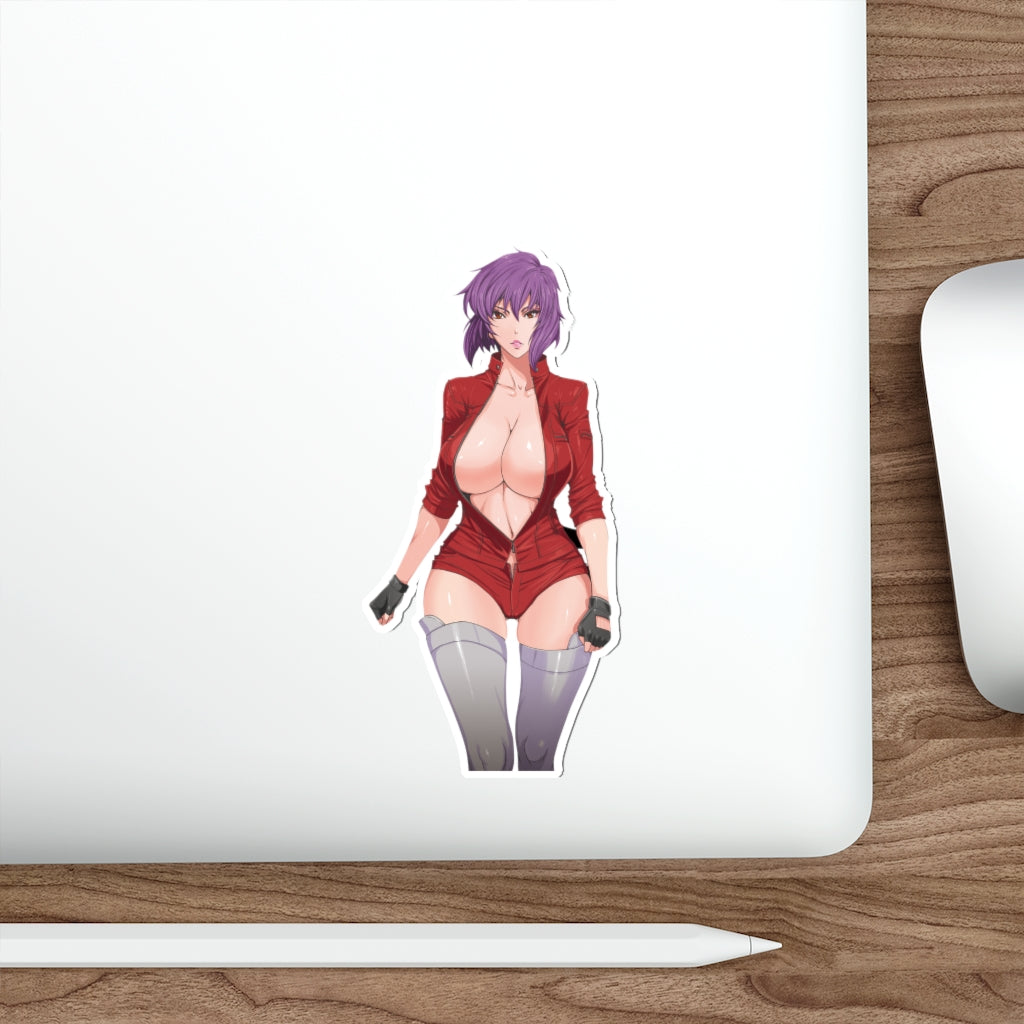 Autocollant imperméable sexy en vinyle Ecchi Ghost in The Shell de Motoko Kusanagi