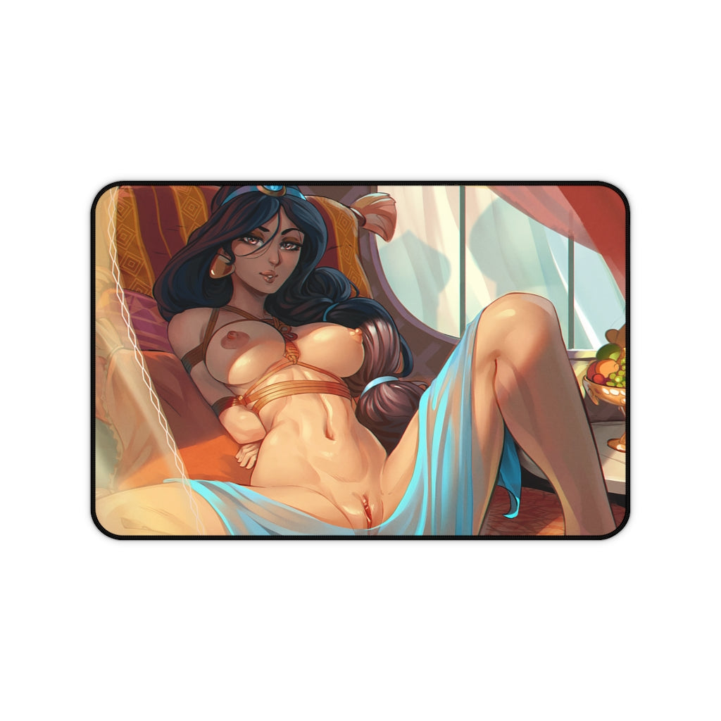 Jasmine Aladdin Hentai Nude Bondage Desk Mat - Sexy Anime Girl Mousepad - Gaming Playmat