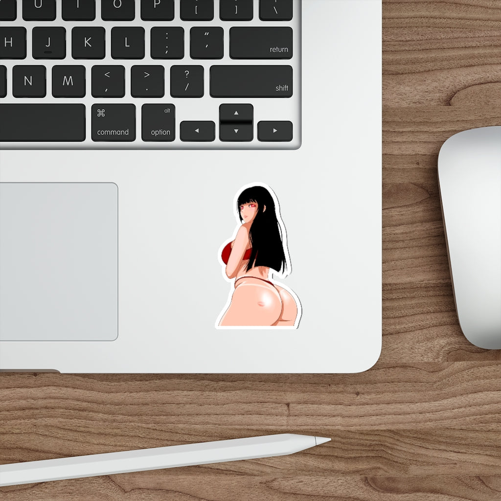 Big Butt Yumeko Jabami Waterproof Decal - Kakegurui Compulsive Gambler Ecchi Anime Vinyl Sticker