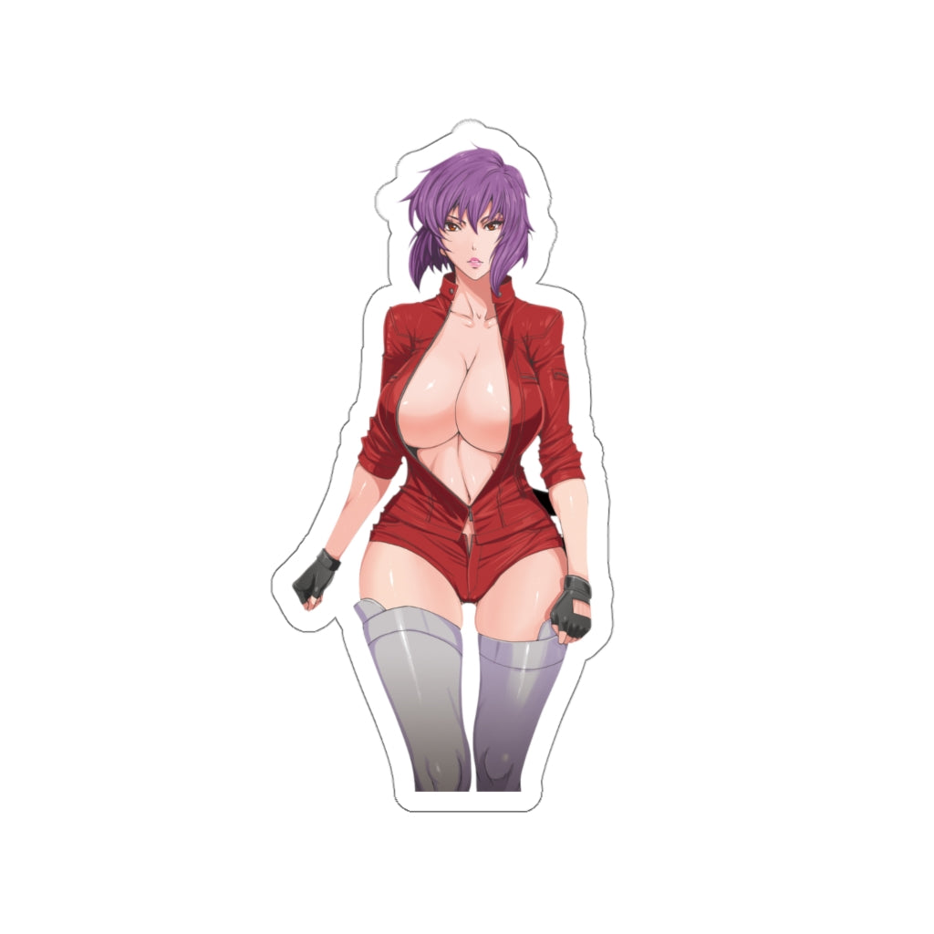 Autocollant imperméable sexy en vinyle Ecchi Ghost in The Shell de Motoko Kusanagi