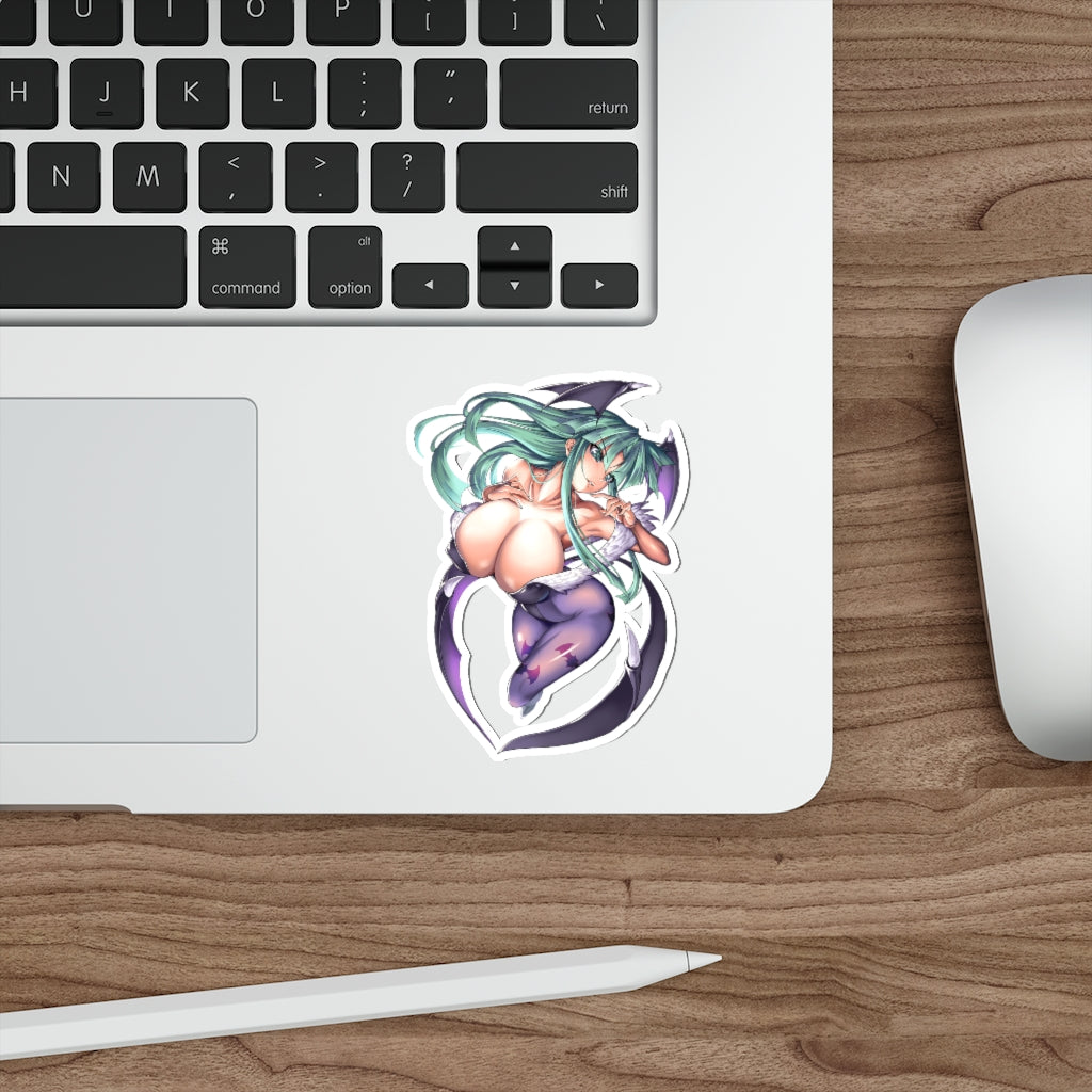 Morrigan Sexy Waterproof Vinyl Sticker - Large Ecchi Darkstalkers Decal