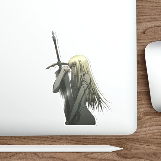 Claymore Sexy Clare Sword Waterproof Sticker - Ecchi Vinyl Decal