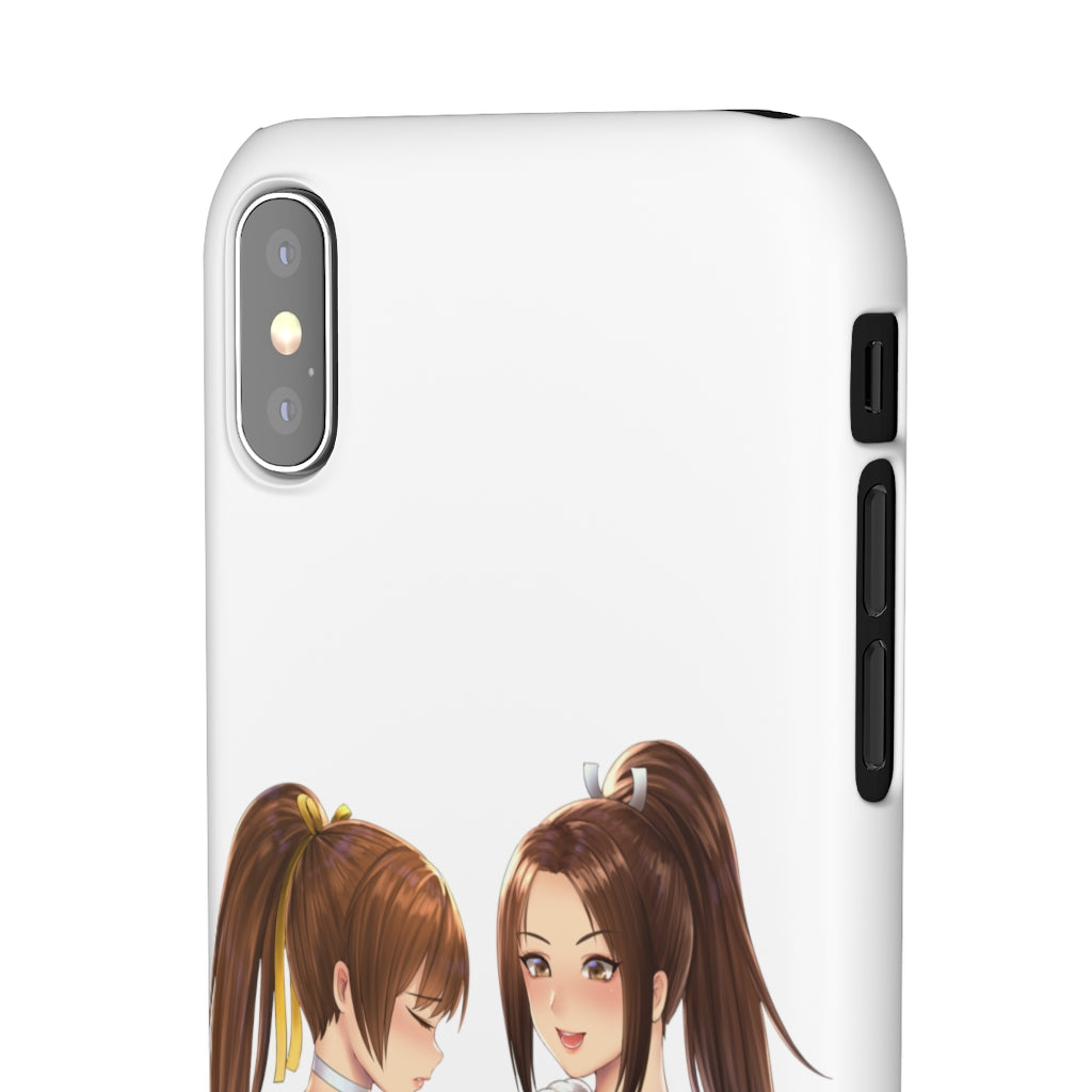 Oppai Anime Phone Case - Kawaii Aesthetic Snap Case - iPhone 13