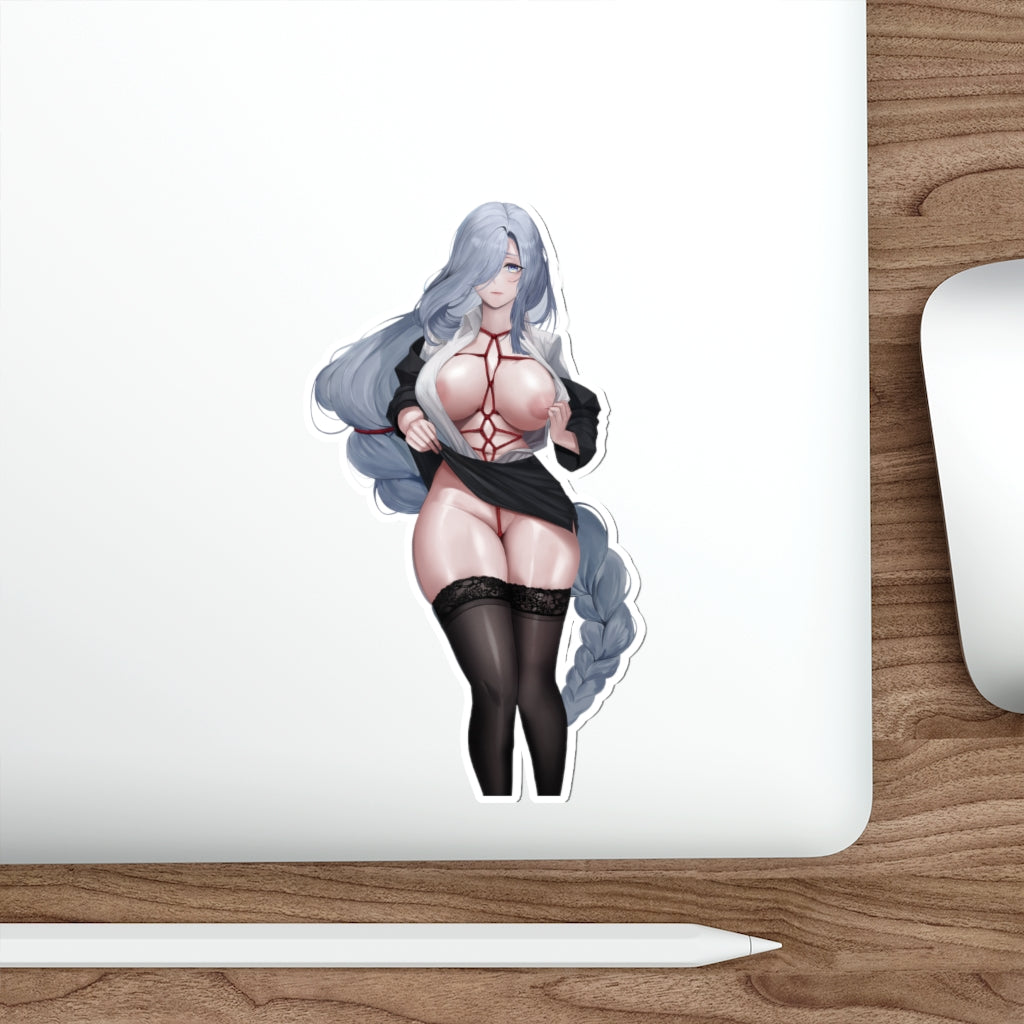 Shenhe Genshin Impact Hentai Shibari Waterproof Sticker - Ecchi Vinyl Decal